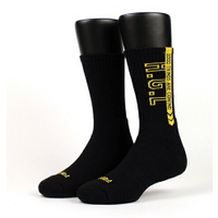 FOOTER H.G.L螢光運動氣墊襪  除臭襪 運動襪 襪子 氣墊襪 中筒襪(男-K215)