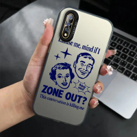 เคสโทรศัพท์แบบนิ่มแบบบางเฉียบ โปร่งใสและฝ้า, สำหรับ VIVO S1 IQOO NEO Y7S, เคสสำหรับ Semi Zone Out