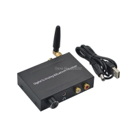 192Khz Digital to Analog Audio Converter with Bluetooth-compatib Receiver Wireless DAC Audio For HiFi Stereo Audio Bluetooth DAC