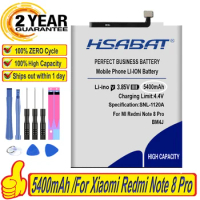HSABAT 5400mAh BM4J Battery for Xiaomi Redmi Note 8 Pro Redmi note8 Pro