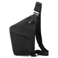 Chest Bag for Men Women Lightweight Travel Sling Bag Scientific Storage Outdoor Casual Business Left/Right Shoulder Bag