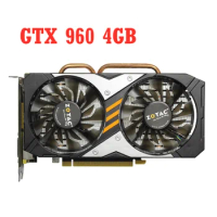 ZOTAC Original Video Card GPU GTX 960 4GD5 128Bit GDDR5 Graphics Cards GM206 PCI-E For NVIDIA Map GeForce GTX960 4GB Used