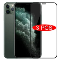 3PCS Full Cover ป้องกันสำหรับ iPhone 11 12 13 Pro Max สำหรับ iPhone X XR XS Max 7 8 6 6S Plus SE แก้ว