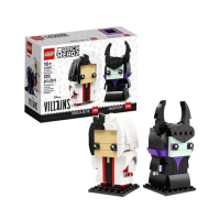 【LEGO 樂高】積木 大頭系列 迪士尼 庫伊拉與梅菲瑟 Cruella & Malef 40620(代理版)