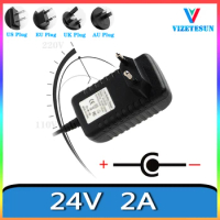AC 24V 2A 【Internal -, external + 】Switching Power Supply 24V 2000MA Power Adapter