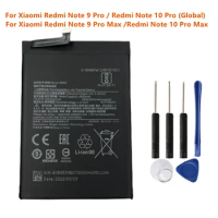 Battery BN53 For Xiaomi Redmi Note 9 Pro / Redmi Note 10 pro (Global) 5020mAh Phone Battery Bateria + Free Tools
