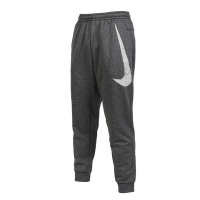 NIKE 男內刷毛運動長褲-慢跑 訓練 THERMA-FIT FZ1075-010 麻花深灰白
