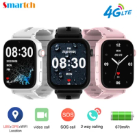 New 4G Smart Watch Kids GPS WIFI LBS Location SOS Call Video Children's Watch HD Camera Waterproof 1.85" Full Screen Smartwatch
