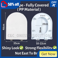 C & C Heavy Duty U shape toilet seat cover with soft close adjustable hinge cover Bowl seat toilet J