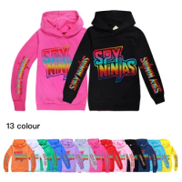 SPY NINJAS Boys Hoodies Tees Cotton Boys Spring Clothes Shirts for Teenage Girls Anime Cosplay Pink Shirt Little Kids Hooded Top