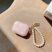 Minimalist shell pattern Airpods Pro earphone case suitable for Apple 1/2/3 generation wireless Bluetooth silicone case pendant