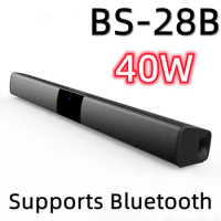 40W Soundbar TV Portable Bluetooth-compatible Speaker Sound bar Wireless Column Home Theater Sound System RCA AUX For TV PC