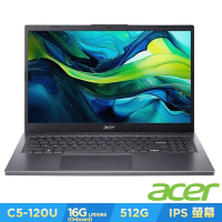 Acer 宏碁 Aspire A15-51M-54CF 15.6吋筆電(C5-120U/16GB/512GB/Win11)