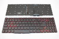 แป้นพิมพ์ใหม่ Backlit Red Word สำหรับ Acer Nitro 5 7 AN515-54 43 44 AN515-55 AN517-51 52 AN715-51