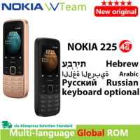 New and Original Nokia 225 4G Mobile Phone Dual SIM Cards Multilingual 2.4 inch with FM Radio 1150mAh Feature Mobile Phone
