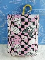 【震撼精品百貨】My Melody 美樂蒂 手機袋 MM+庫洛米 震撼日式精品百貨