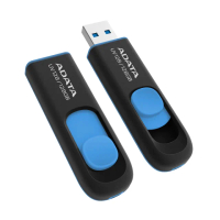 2入組【ADATA 威剛】UV128 128G USB3.2 行動碟(藍色)