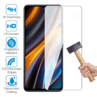 9H Hardness Protective Glass For Xiaomi Poco X3 NFC X4 X2 F2 F3 F4 GT Tempered Screen Protector M2 M3 M4 M5 Pro C3 C40 Film Case