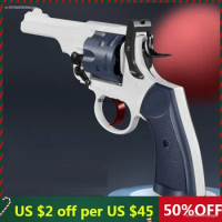 Toy Gun Revolver Pistol Handgun Launcher Foam Darts Airsoft Weapons Pneumatic Shooting Model For Adults Boys Kids