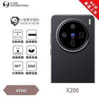 O-one vivo X200/X200 Pro『小螢膜』鏡頭保護貼 精孔特製款(可物理減少眩光)輕微划痕修復 散熱透氣 輕薄抗擊 裸機質感(一組一入)