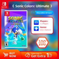 Nintendo Switch Game Deals - Sonic Colors Ultimate - Games Cartridge Physical Card Adventure Strateg