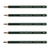 【Faber-Castell】輝柏 JUMBO頂級9000素描鉛筆HB/2B/4B/6B/8B 6支入 / 盒 119300~119308