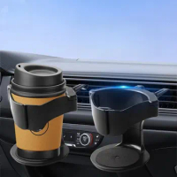 Car Air Vent Drink Cup Bottle Holder Auto Drink Rack Stand for Water Bottles &amp; Ashtray Multifunctional Car Coffee Cup Holder
