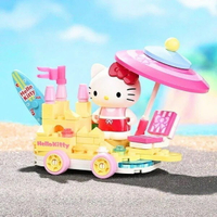 【震撼精品百貨】Hello Kitty 凱蒂貓-日本三麗鷗SANRIO Qman啟蒙積木 Hello Kitty花車遊行系列*30804