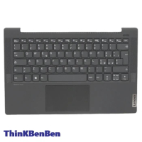 IT Italian Black Keyboard Upper Case Palmrest Shell Cover For Lenovo Ideapad 5 14 14IIL05 14ARE05 14ALC05 14ITL05 5CB0Y89280