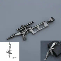 European and American style stainless steel rifle pendant Machine gun ump pendant VSS Micro Sound Sniper Rifle Pendant