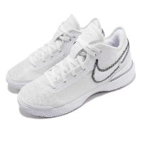 【NIKE 耐吉】籃球鞋 Zoom LeBron NXXT Gen EP 白 銀 LBJ 男鞋 氣墊 中筒(DR8788-101)