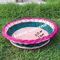 MURAH!!!keranjang rotan bulat diameter 21 cm,keranjang hantaran/seserahan/hampers