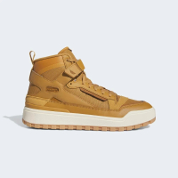 adidas 愛迪達 Forum Boot 男 休閒鞋 運動 復古 球鞋 高筒 魔鬼氈 膠底 穿搭 棕黃 白(IE7205)