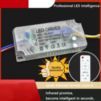Infrared Remote Control LED Driver 3 colors Ceiling Lamp Current LED Driver 16W 24W 40W 50W 80W 100W 160W Transformers