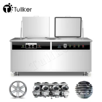 Tullker Ultrasonic Cleaner 45L 88L 360L Rinsing Filtration Drying Metal Car Carburetor Mold Ultrasound Cleaner Range Hood Filter