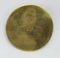Koin Kuningan Gambar pak Soekarno Garuda Emas Antik