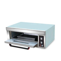 Intelligent bakery machine 1 deck 2trays oven electric deck oven bakery equipment