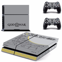 Game God of War 4 PS4 Skin Sticker Decal For Sony PlayStation 4 Console and 2 Controllers PS4 Skins 