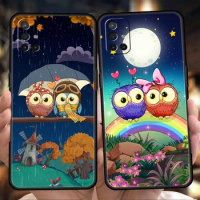 Cute Cartoon Owl Silicone Case For Oneplus 10 Nord N100 N200 N10 2 CE Z 7 8 9 9RT 10R 9R 7T 8T Pro 5G Luxury Shockproof Shell