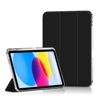 HUWEI For Apple iPad 10th Gen Cover With Pencil Holder Magnetic Folding Back Shell For iPad 10 9 inch 10th Gen 2022 Tablet Case