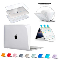 Laptop Case for Apple Macbook Air Pro 11 13 15 16 Retina M1 M2 Chip 2020 2021 2022 Touch Bar ID Crystal Clear Hard Shell Cover