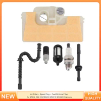 Air Filter + Spark Plug + Fuel/Oil Line Filter for STHIL 029 039 MS290 MS310 MS390 Chainsaw