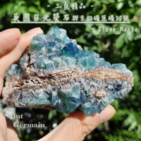 【土桑展精選寶物】英國日光螢石與方鉛礦原礦晶簇35號~Dianna Marie 🔯聖哲曼🔯