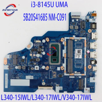 NM-C091 Mainboard For Lenovo IdeaPad L340-15IWL L340-17IWL Laptop Motherboard with I3 I5 I7 8th Gen CPU 100% test work