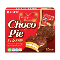 【Lotte 樂天】巧克力派336g(12入*2盒)