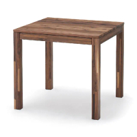 【MUJI 無印良品】節眼木製餐桌/附抽屜/胡桃木/寬80CM 寬80*深80*高72cm(大型家具配送)