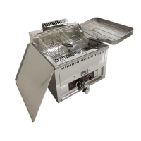Good Quality Commercial Stainless Steel Gas Deep Fryer Commercial Gas Fryer With Control