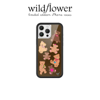 สินค้าพร้อมส่งด่วน!เคสโทรศัพท์ Wildflower ลายหมี สำหรับ iPhone 13/14/15/16/17 Pro Max