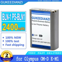 GUKEEDIANZI Battery BLN-1 PS-BLN1 for Olympus OM-D E-M1 Pen F E-M5 PEN E-P5 OMD, Big Power Battery, 2400mAh