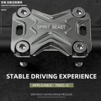 SPIRIT BEAST Motorcycle Handlebar Pressing Code mount Accessories for CFMOTO 700CLX 700 CL-X Retro motorcycle Handlebar clamps